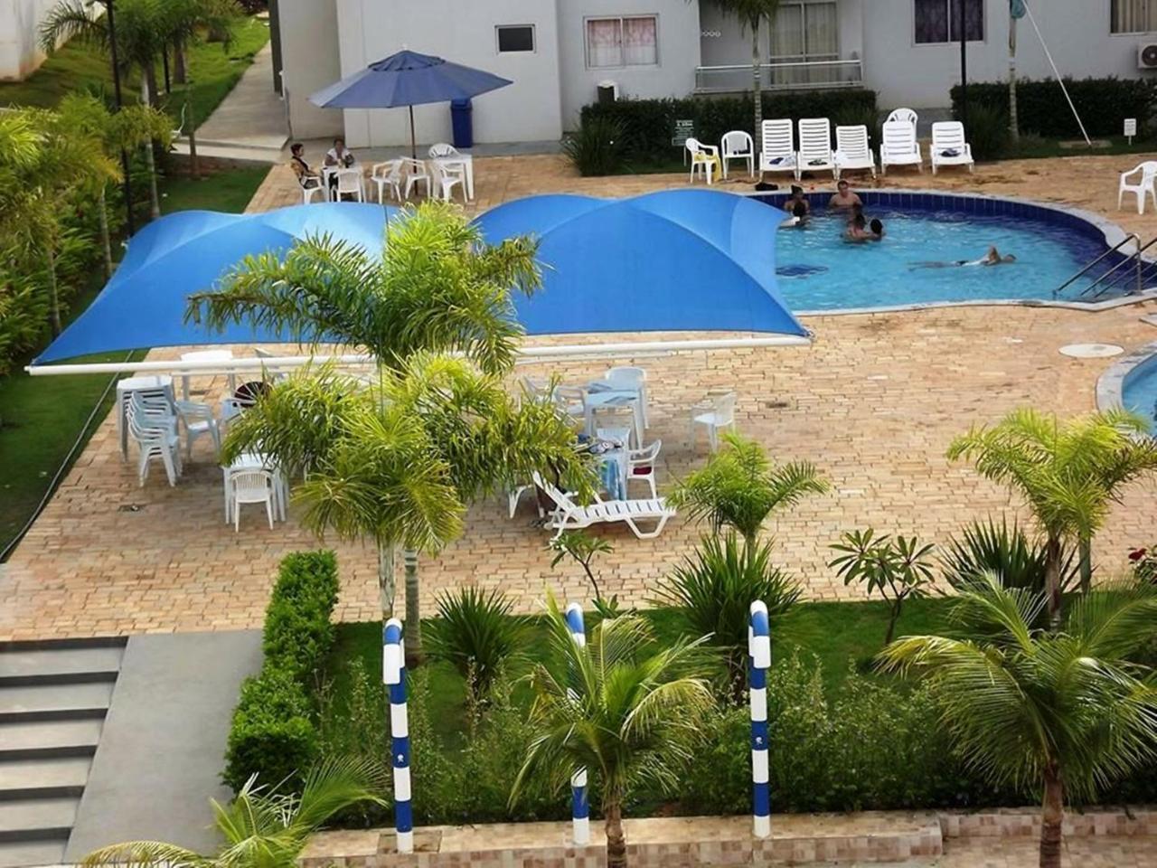Apartamento No Lagoa Quente Flat Service Caldas Novas Bagian luar foto